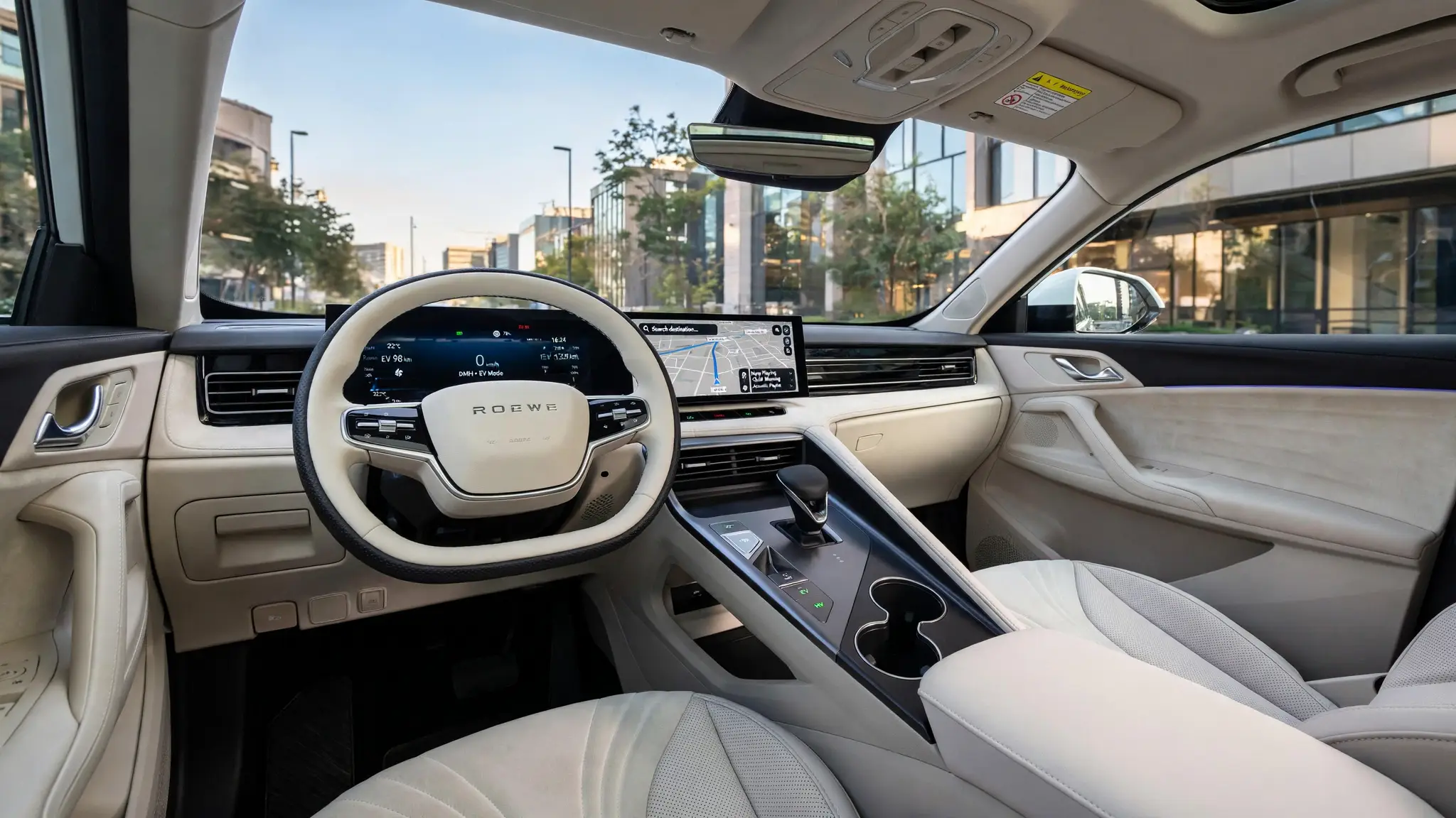 Interior oficial del Roewe M7 DMH