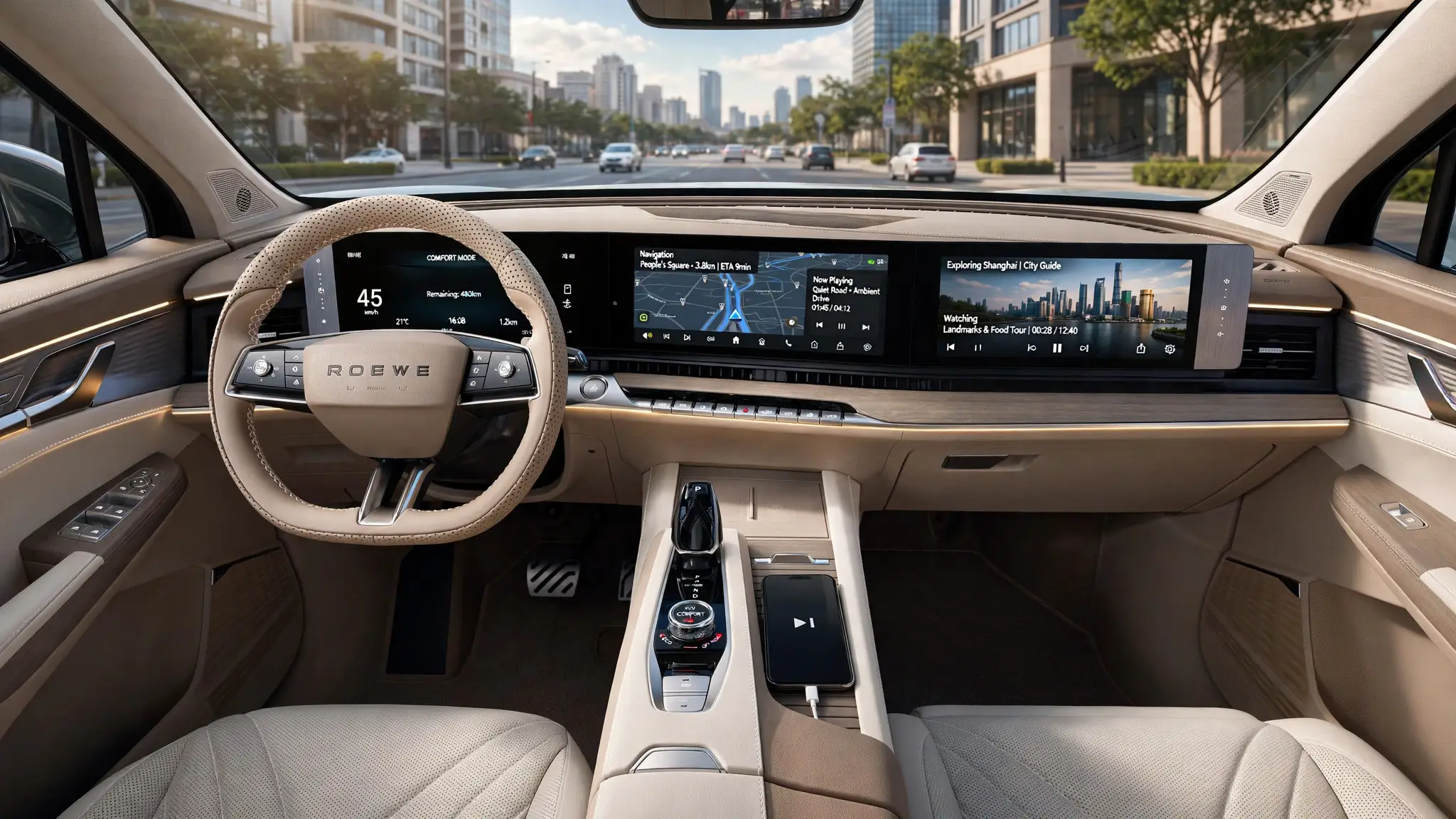 Interior oficial del Roewe RX9