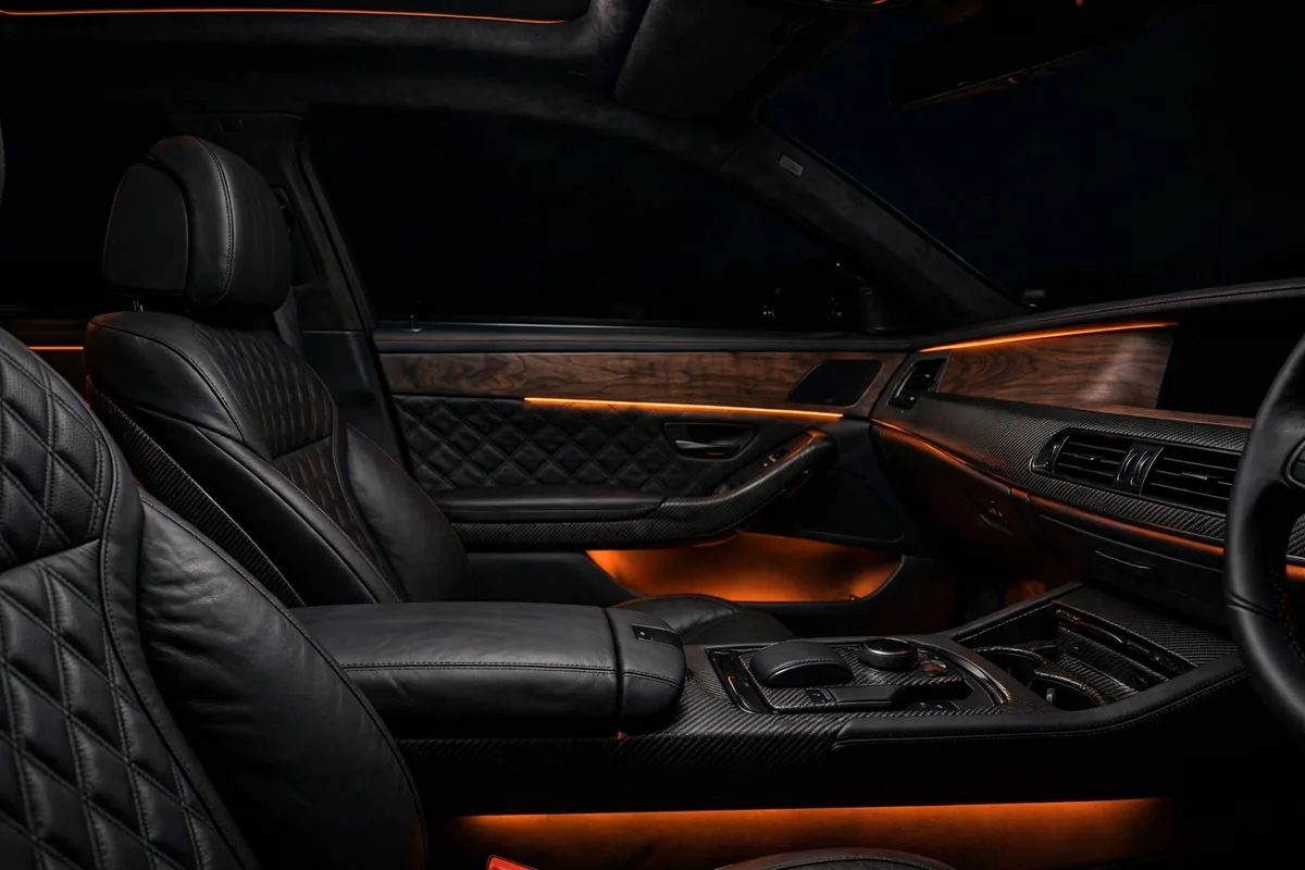 Interior oficial del Rolls-Royce Ghost Black Badge