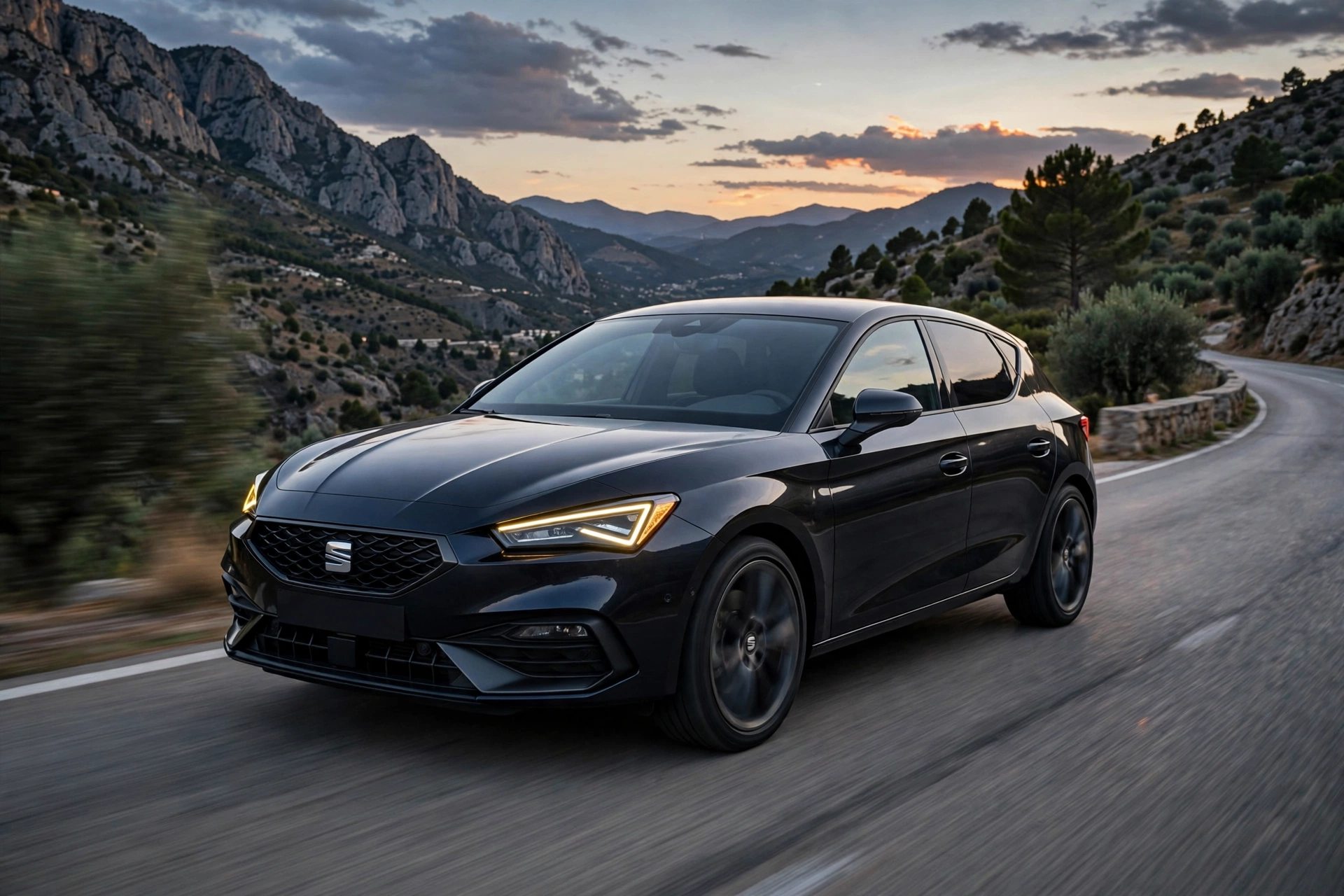 SEAT León 1.5 eTSI, tres cuartos delantero