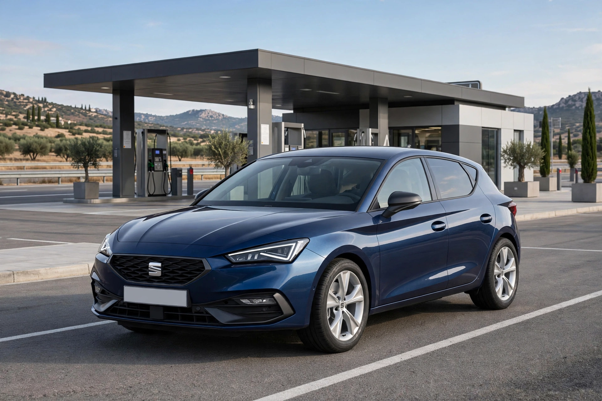 SEAT León 2.0 TDI, tres cuartos delantero