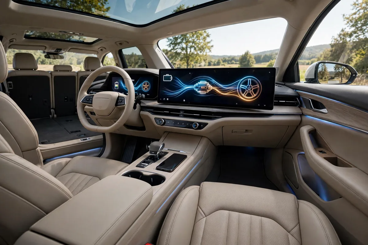 Interior oficial del SEAT León Sportstourer 1.5 e-HYBRID