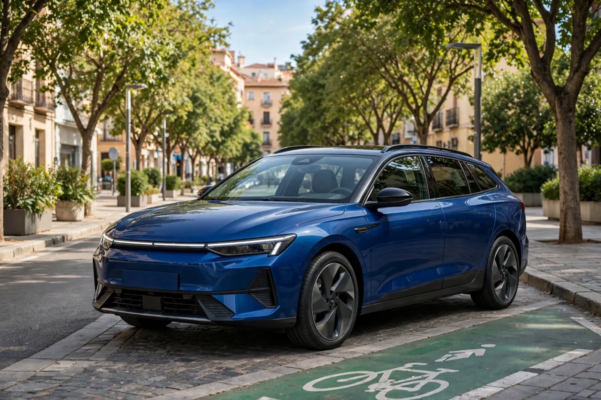 SEAT León Sportstourer 1.5 eTSI 115 en ciudad