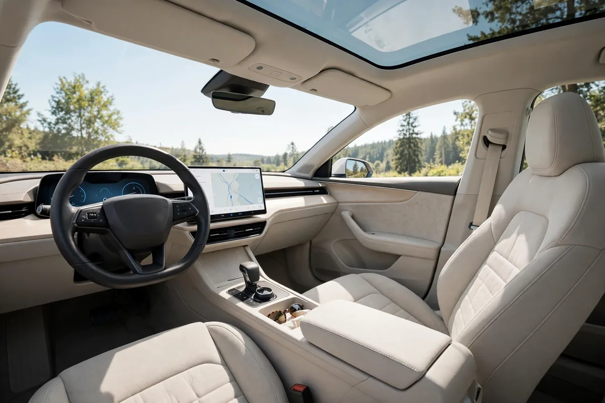 Interior del SEAT León Sportstourer 1.5 eTSI 115