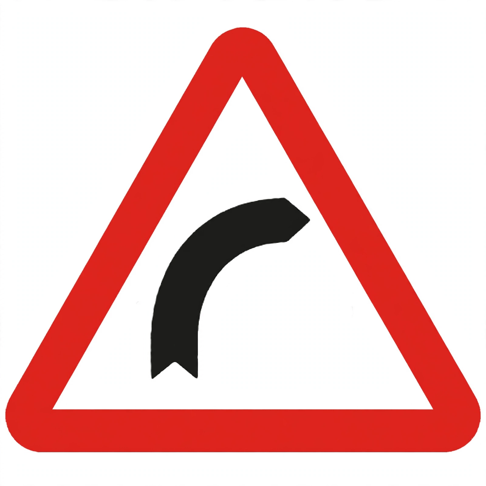 Señal P-13: Curva peligrosa