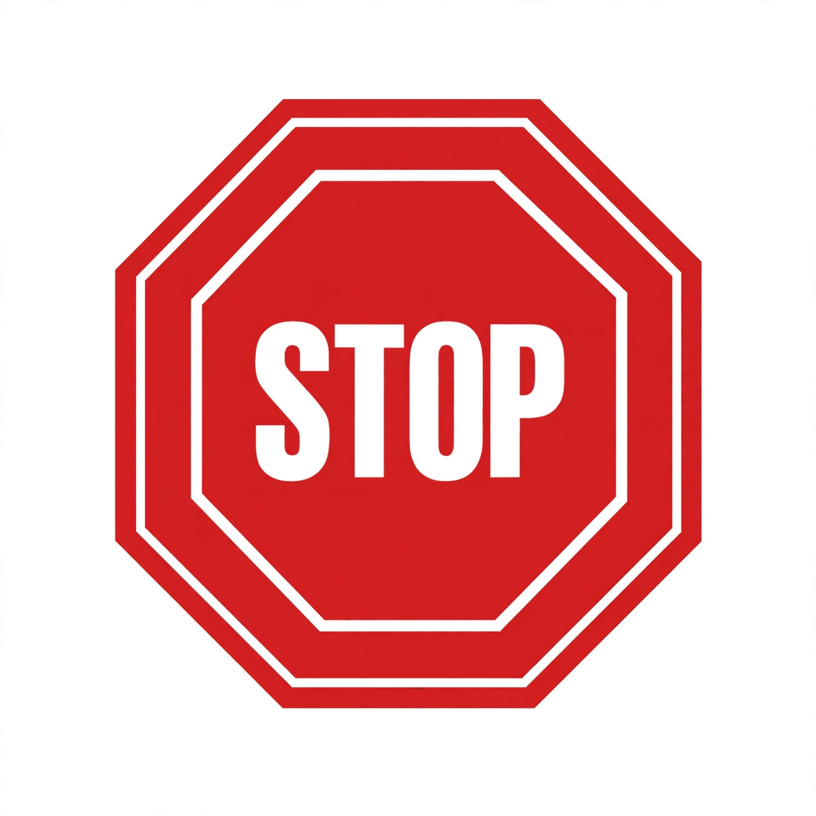 Señal R-2: Detención obligatoria (STOP)