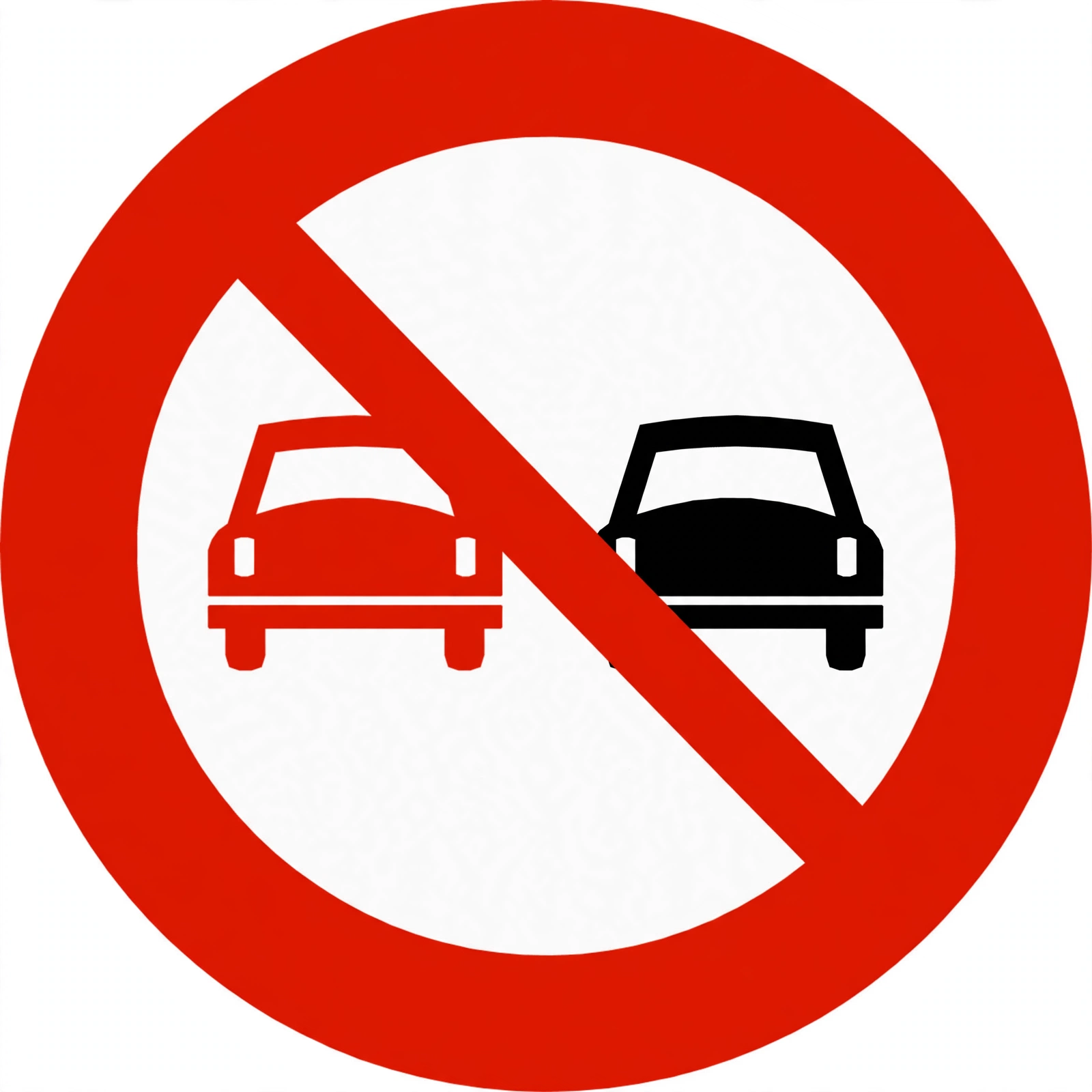 Señal R-305: Adelantamiento prohibido