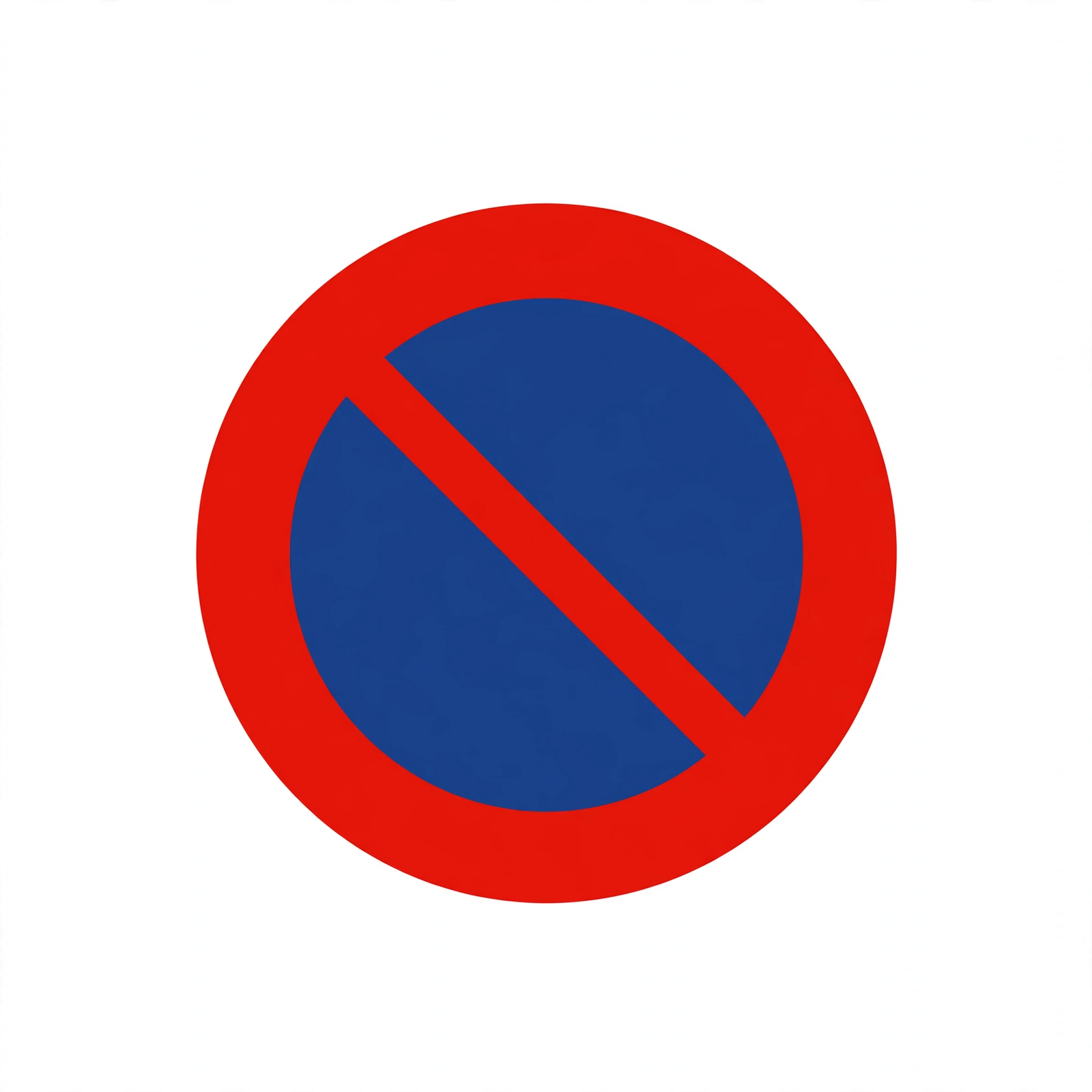 Señal R-308: Estacionamiento prohibido