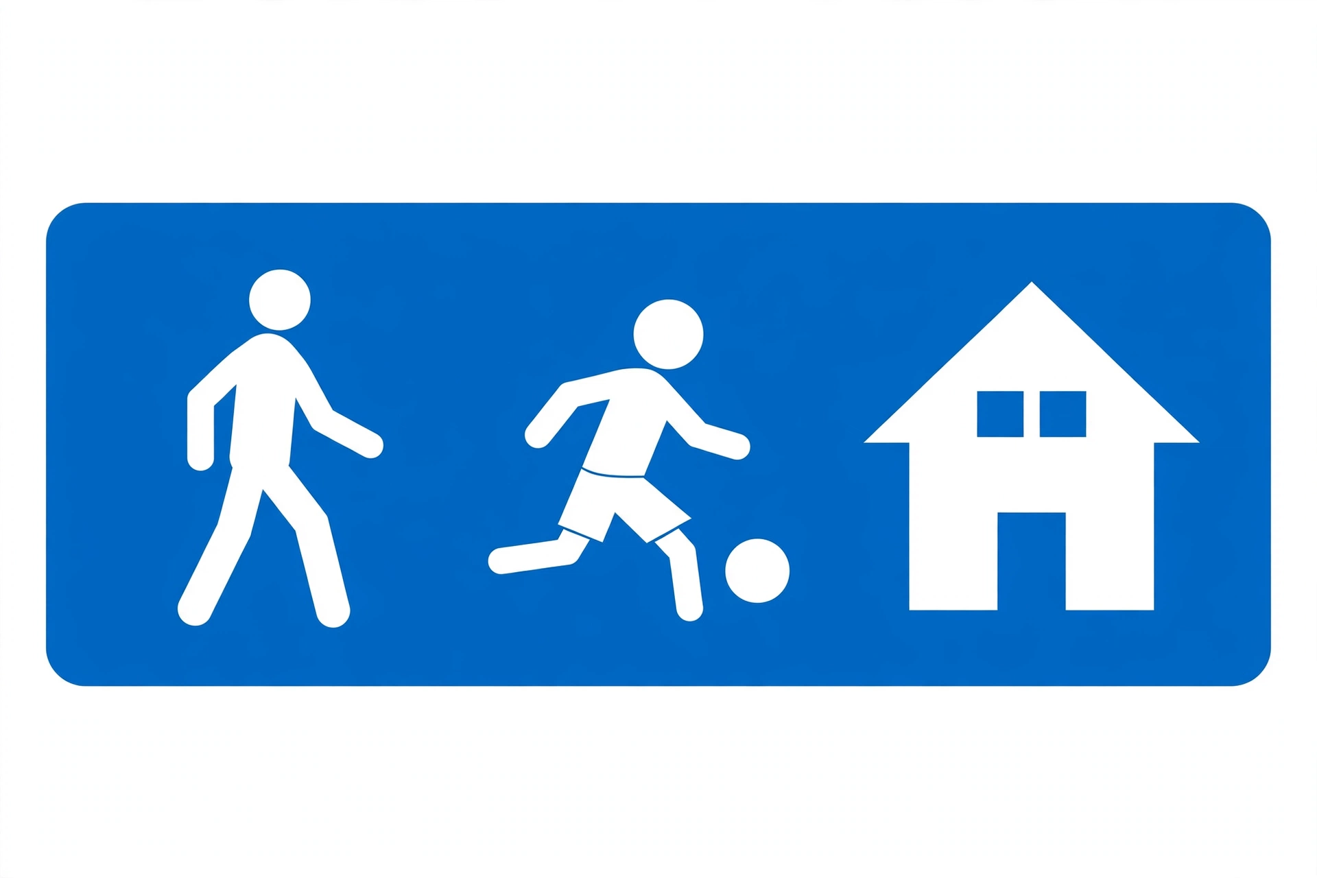 Señal S-28: Calle residencial