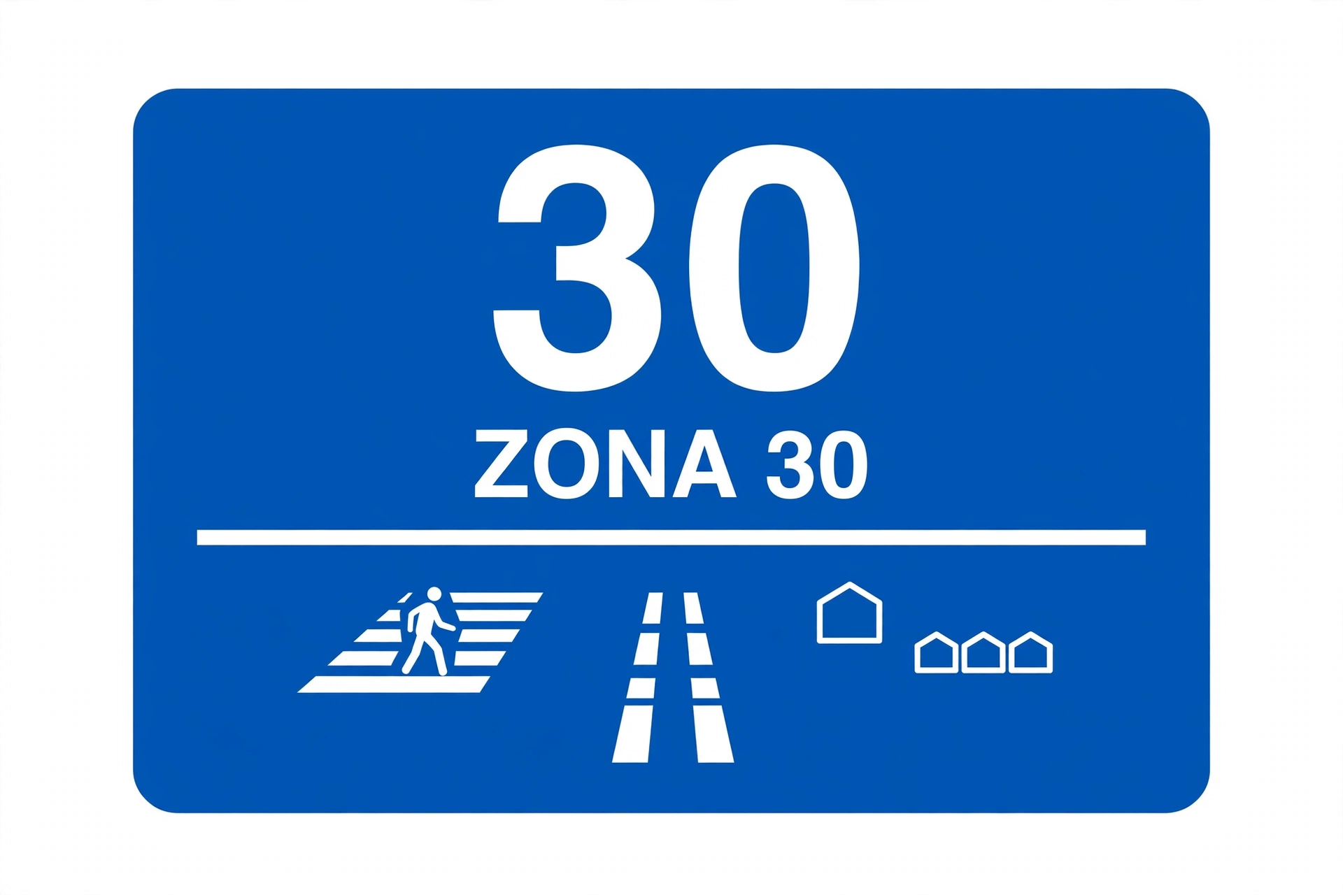 Señal S-30: Zona a 30