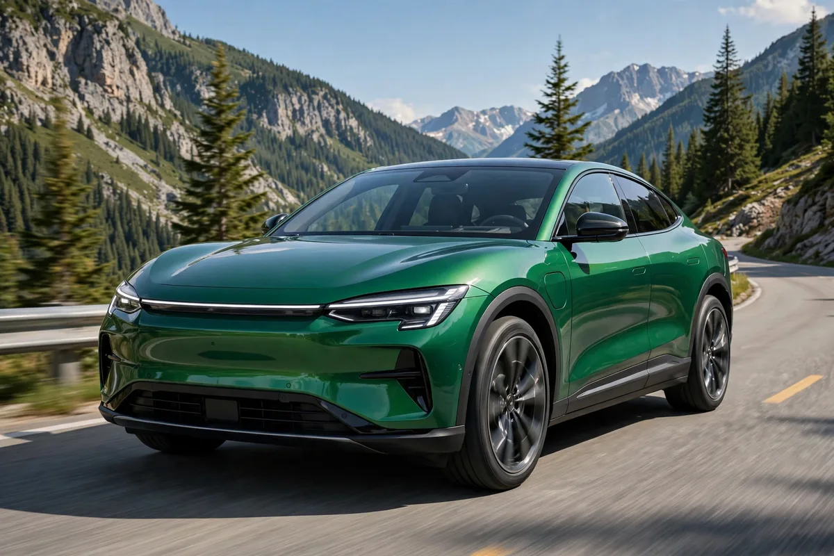 Skoda Enyaq Coupé 60, vista tres cuartos delantera