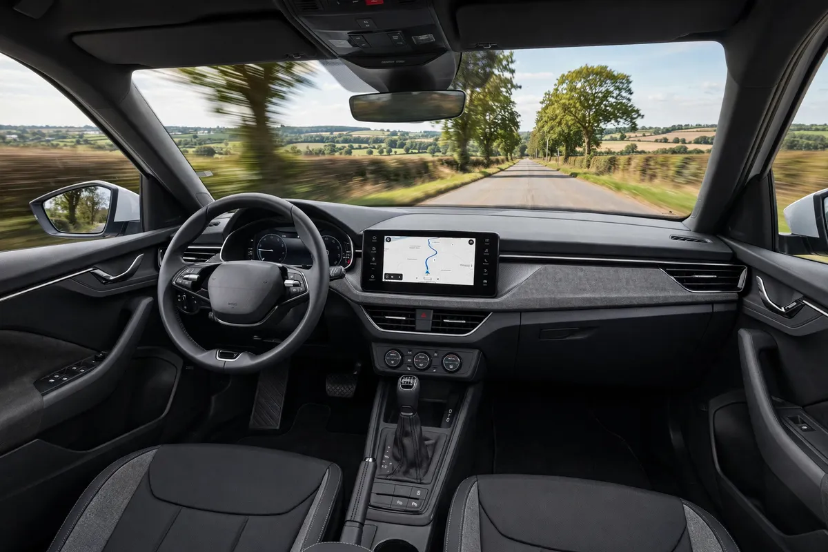 Interior oficial del Skoda Kamiq 1.0 TSI