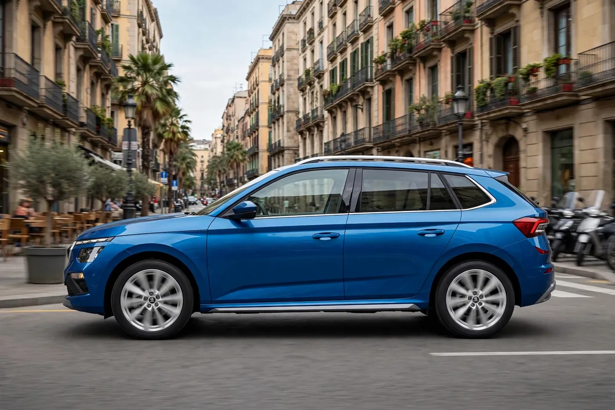 Skoda Kamiq 1.0 TSI, vista lateral