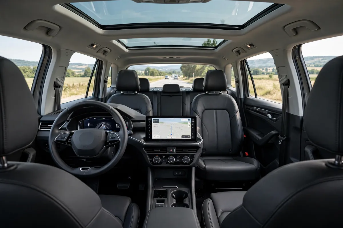 Interior del Skoda Kodiaq 1.5 TSI mHEV