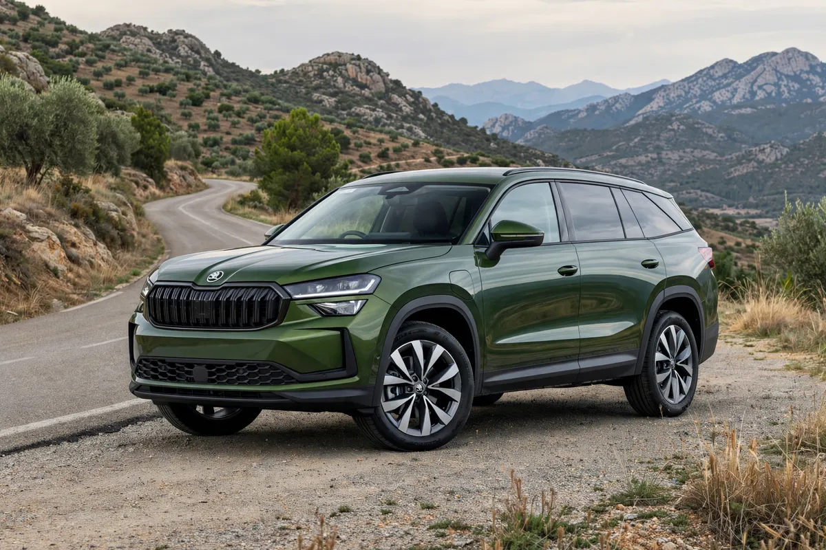 Skoda Kodiaq 2.0 TDI, vista tres cuartos delantera