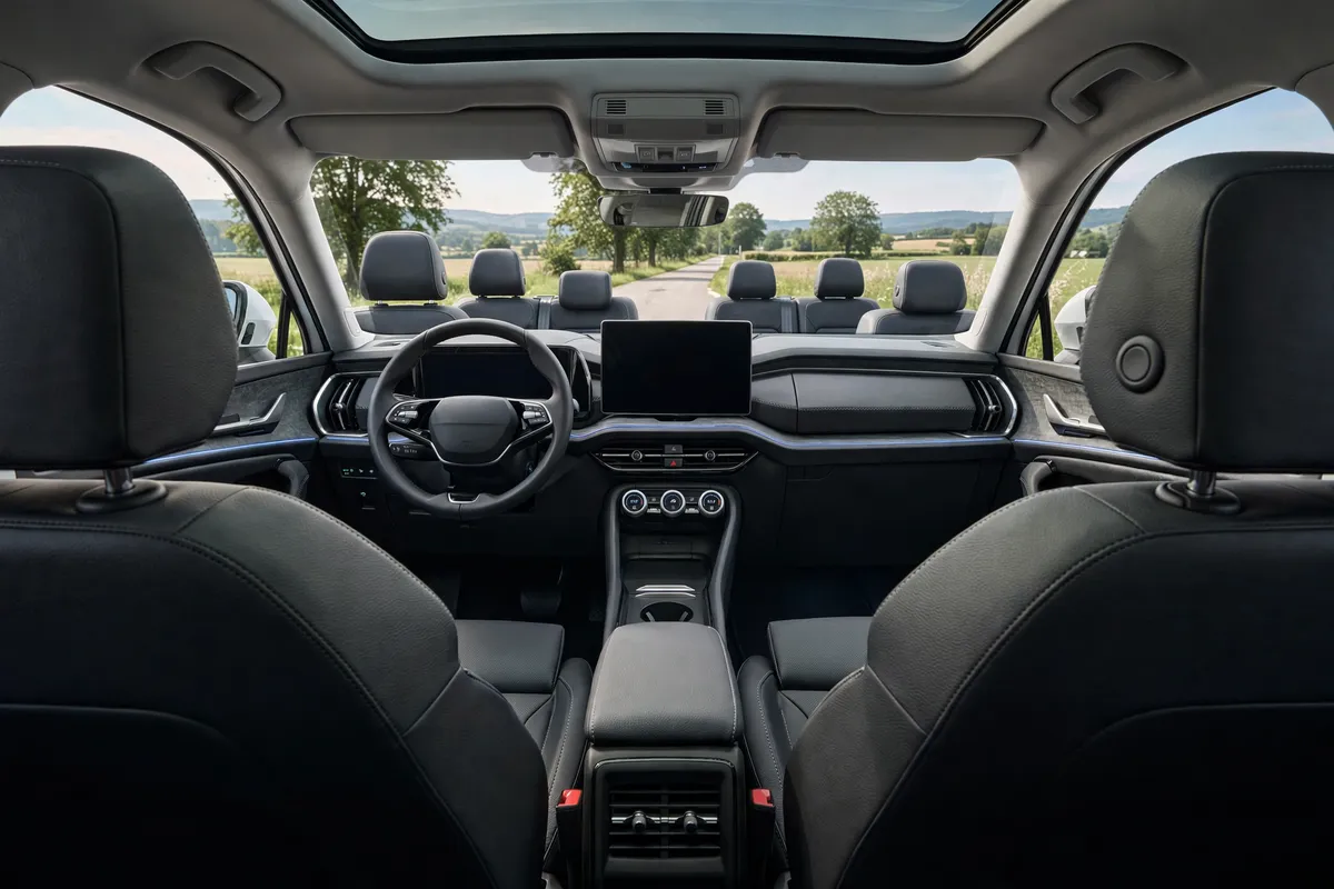 Interior oficial del Skoda Kodiaq 2.0 TDI