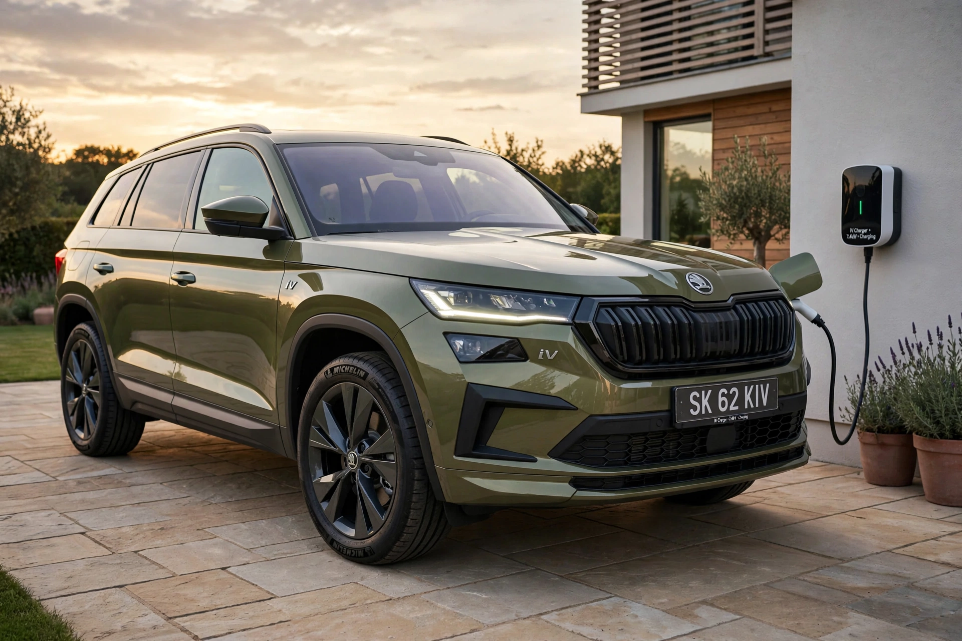 Skoda Kodiaq iV, vista tres cuartos delantera