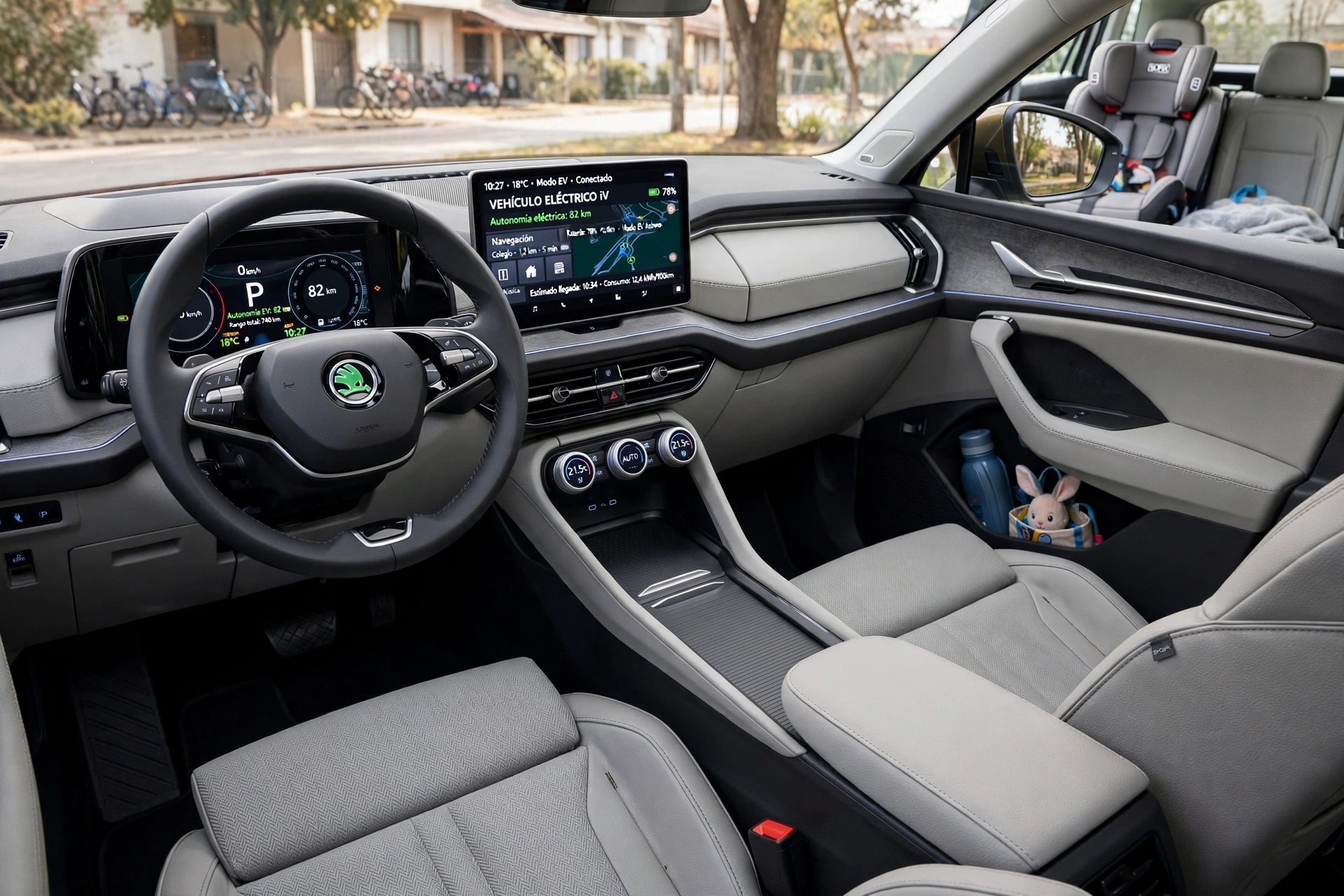 Interior oficial del Skoda Kodiaq iV