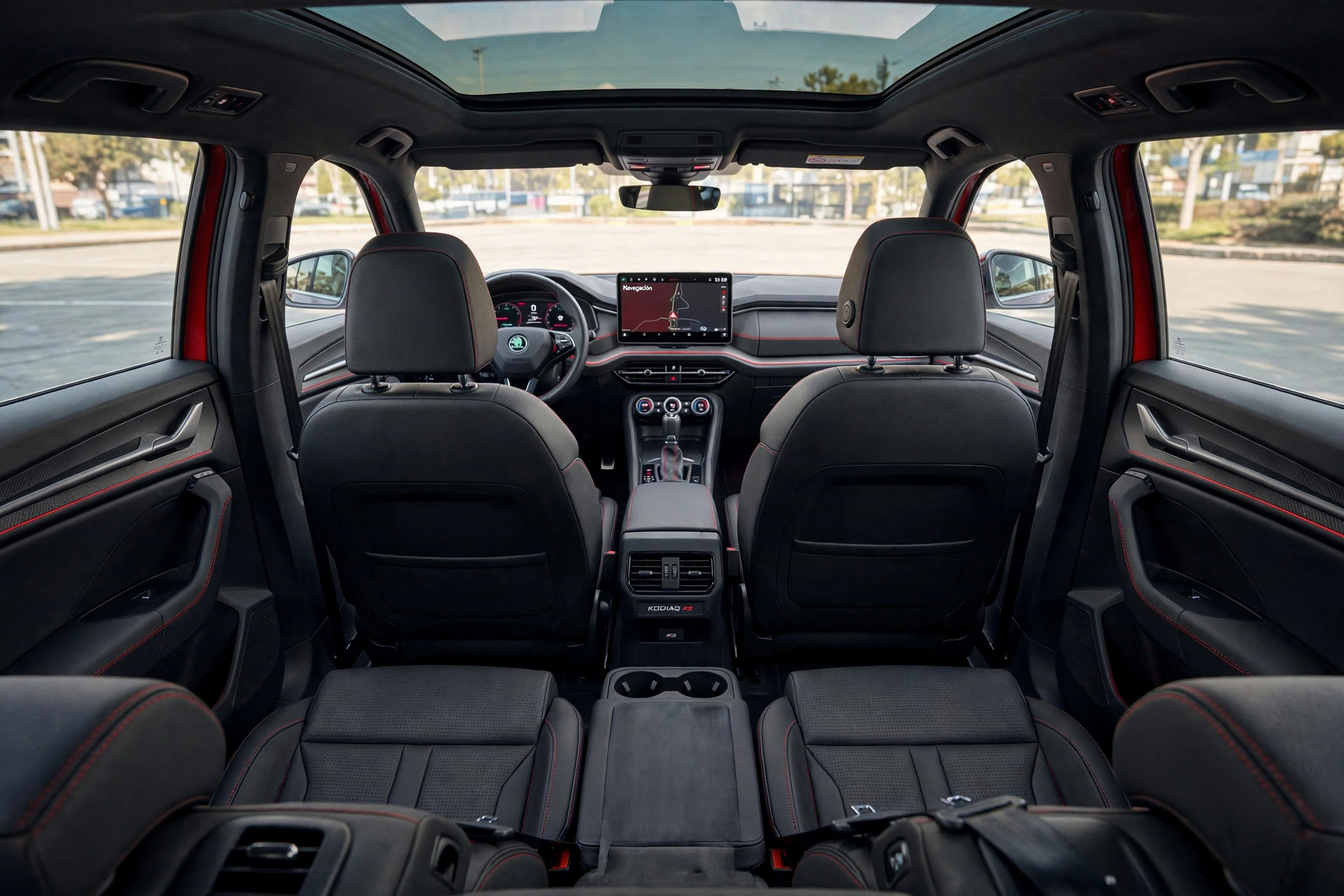 Interior oficial del Skoda Kodiaq RS