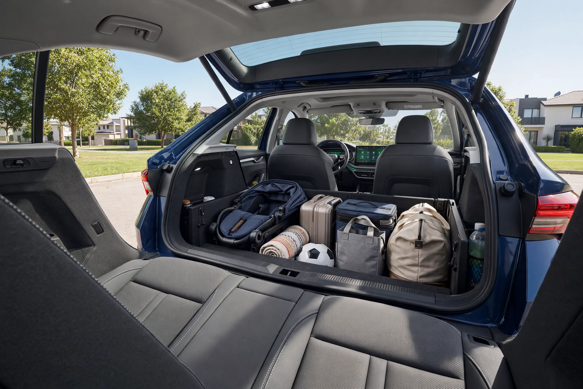 Interior oficial del Skoda Octavia Combi 2.0 TDI