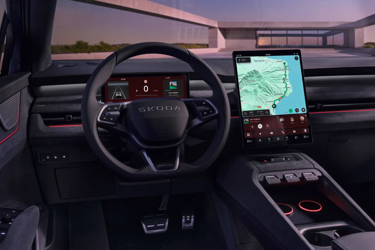 Interior oficial del Skoda Peaq