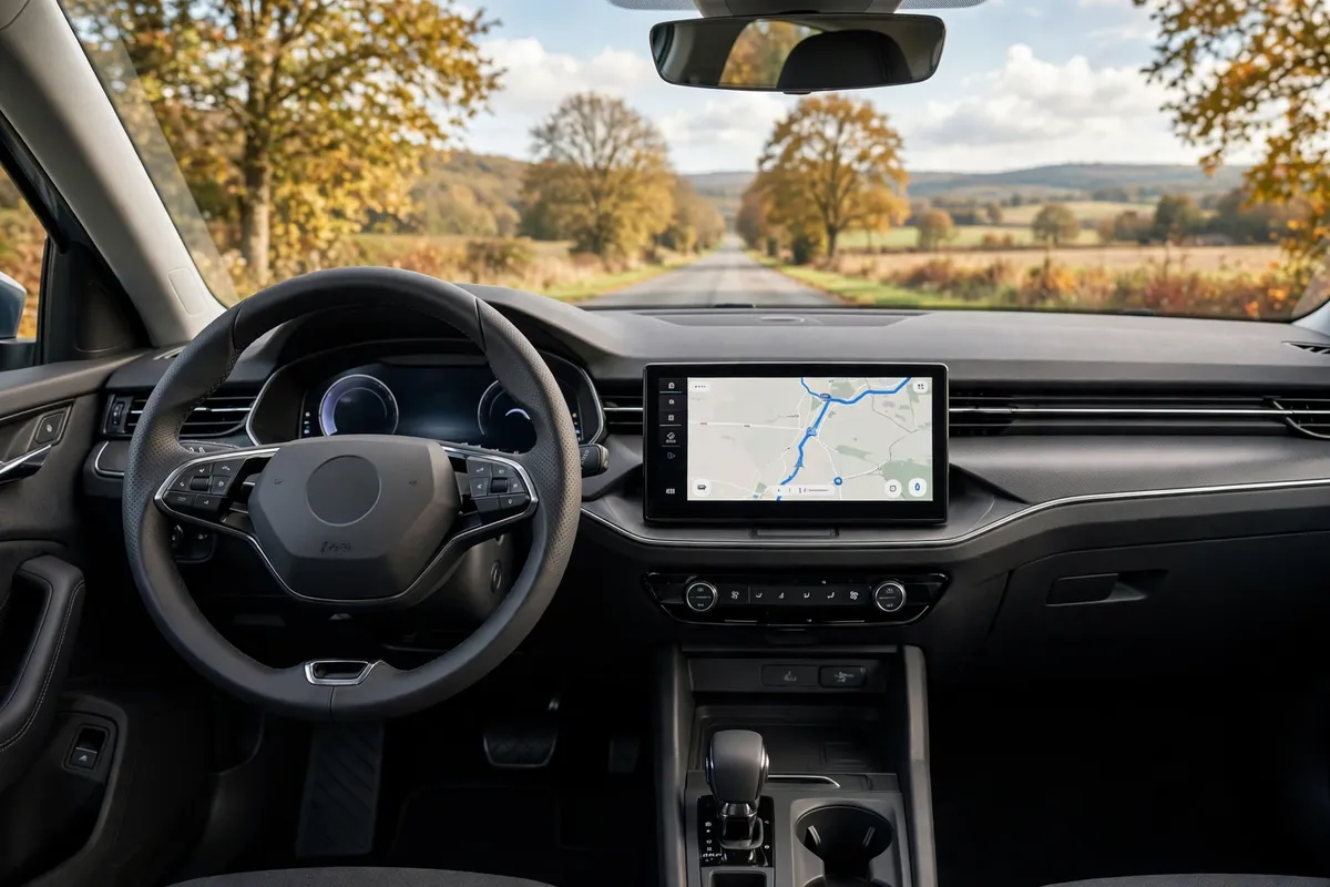 Interior oficial del Skoda Scala 1.5 TSI