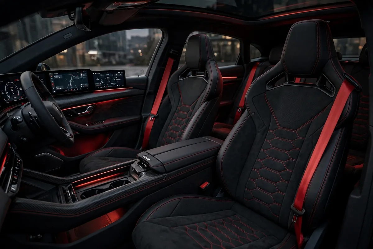 Interior oficial del smart #5 Brabus