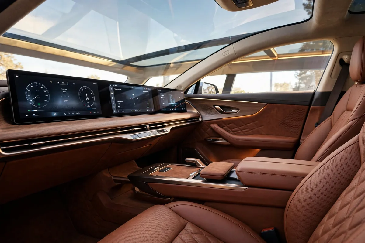 Interior oficial del smart #5 Premium