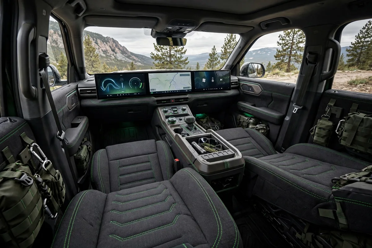 Interior oficial del smart #5 Summit Edition