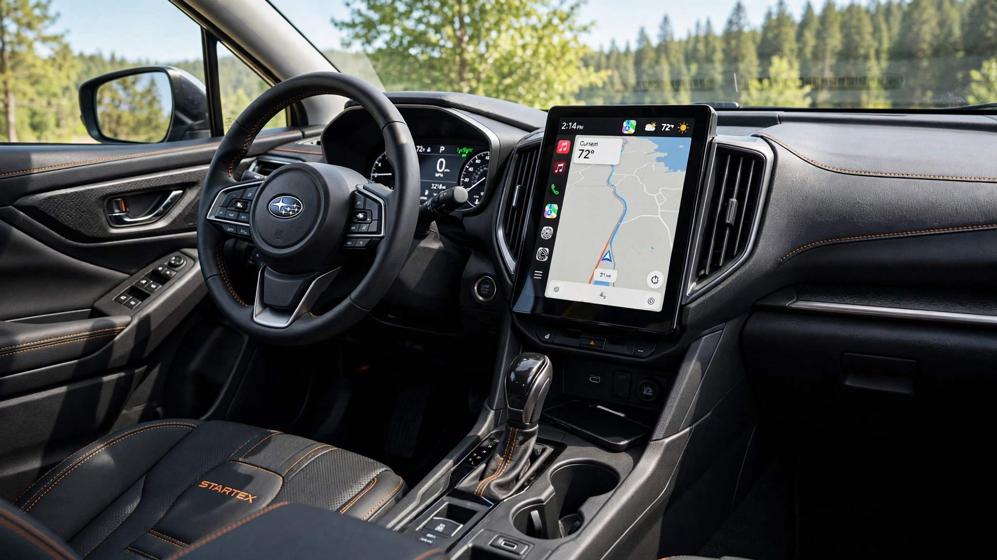 Interior oficial del Subaru Crosstrek