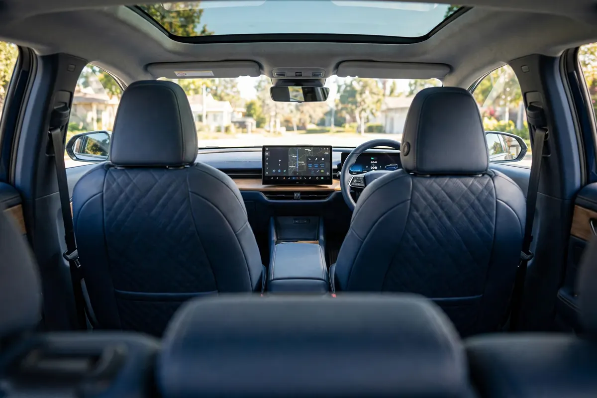 Interior oficial del Subaru Uncharted Touring