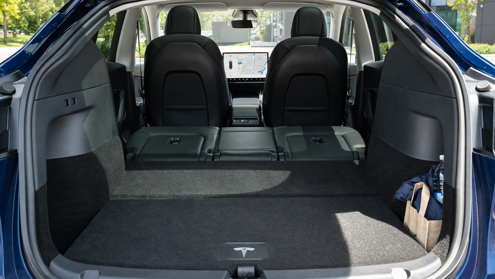 Interior oficial del Tesla Model Y Gran Autonomía Tracción Trasera