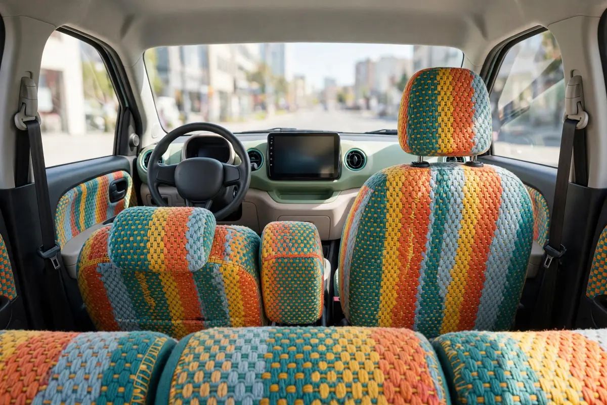 Interior del Toyota Aygo X