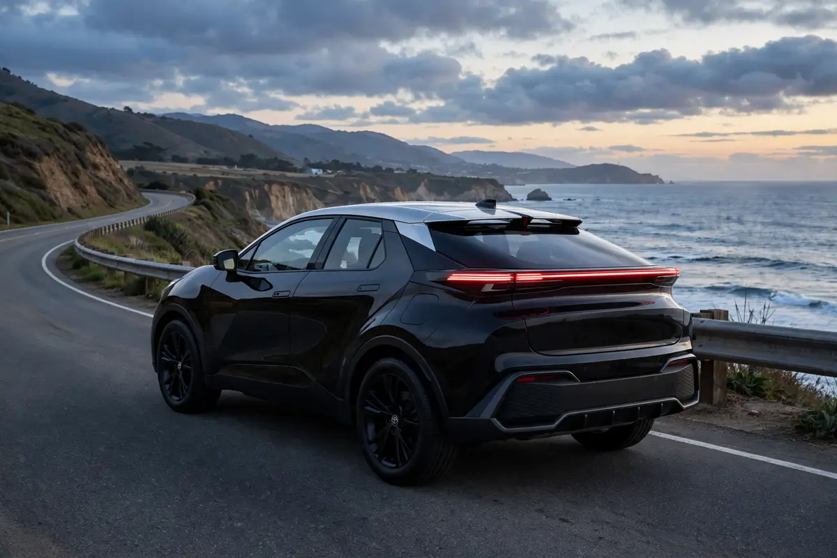 Toyota C-HR 200H Advance, vista tres cuartos delantera