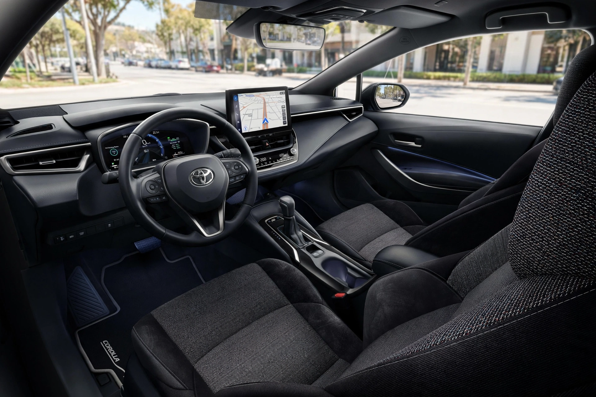 Interior oficial del Toyota Corolla Berlina