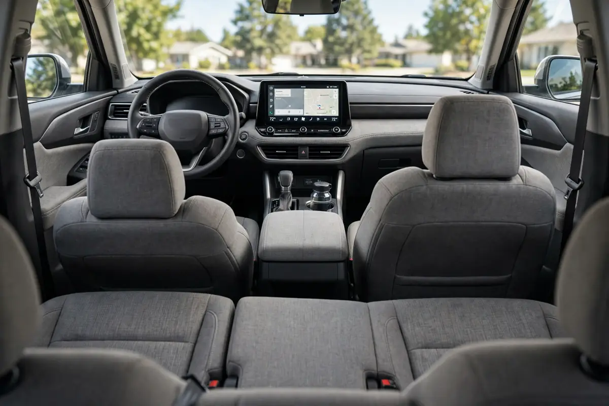 Interior oficial del Toyota Corolla Cross GR Sport Hybrid 200