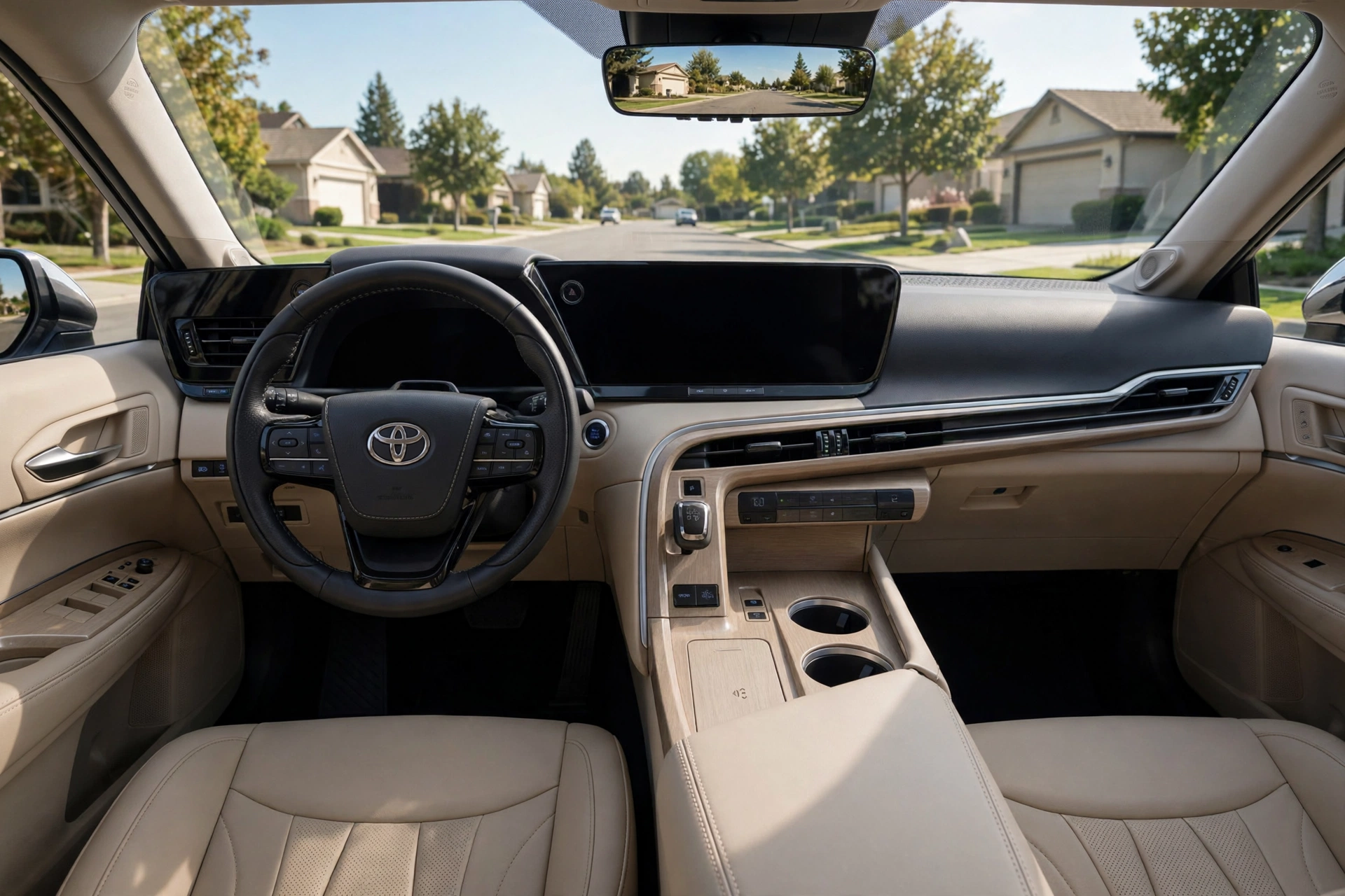 Interior oficial del Toyota Mirai