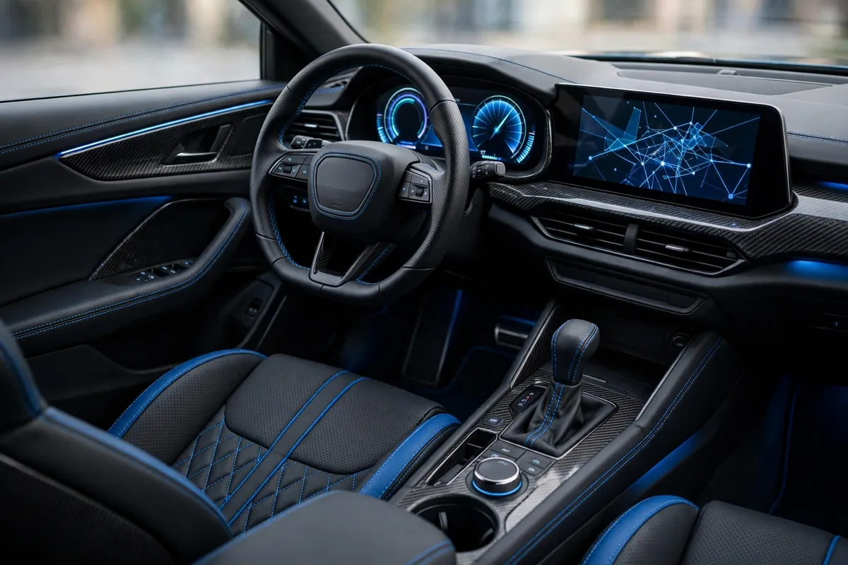 Interior oficial del Volkswagen Golf GTE