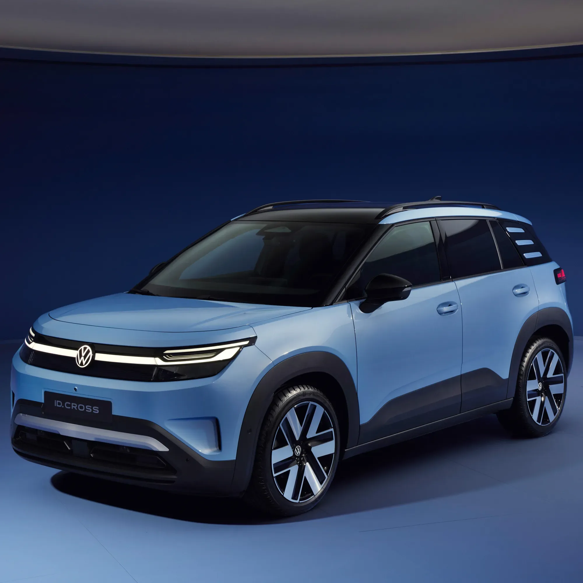 Volkswagen ID. Cross, vista lateral del SUV eléctrico