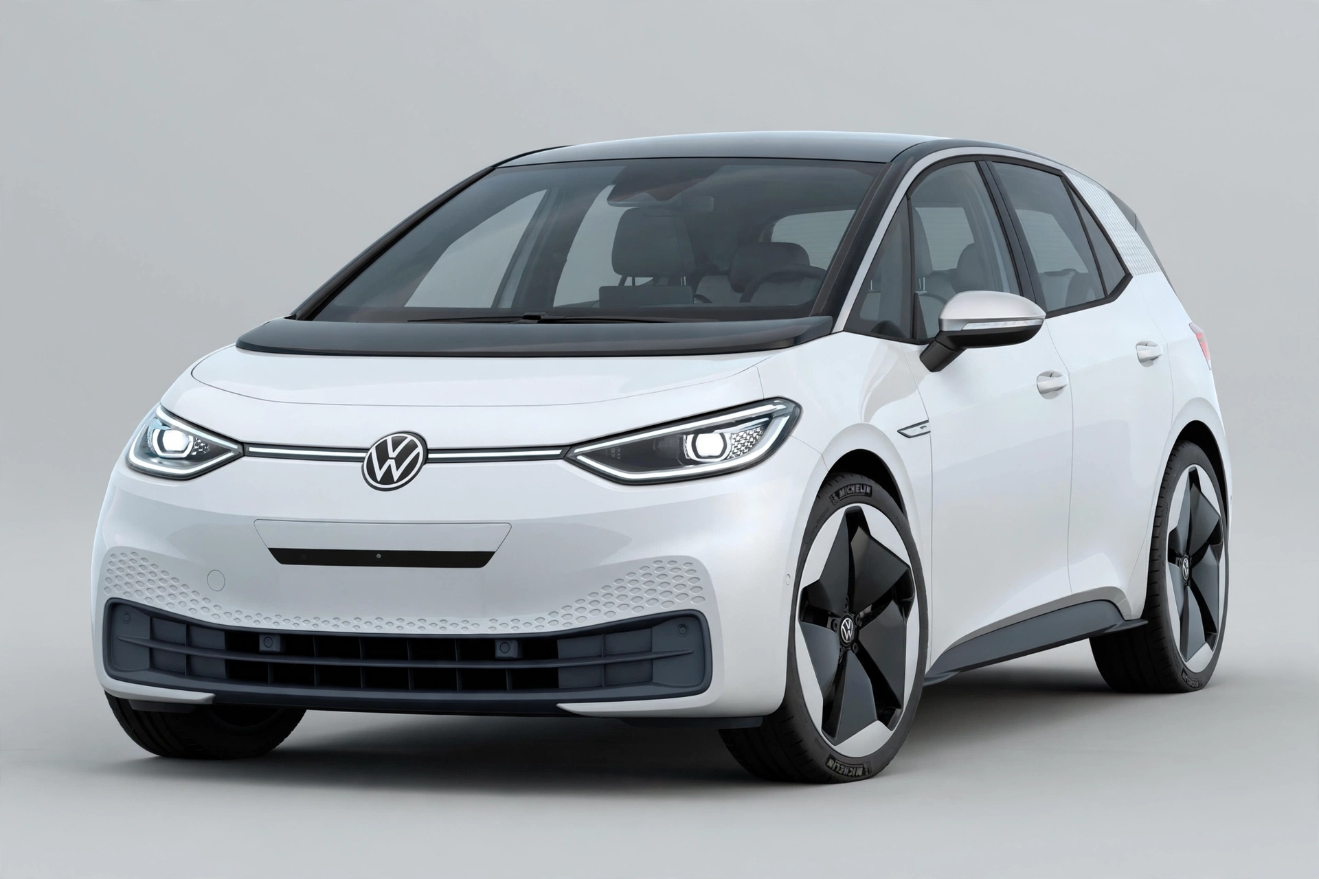 Volkswagen ID.3, vista tres cuartos delantera