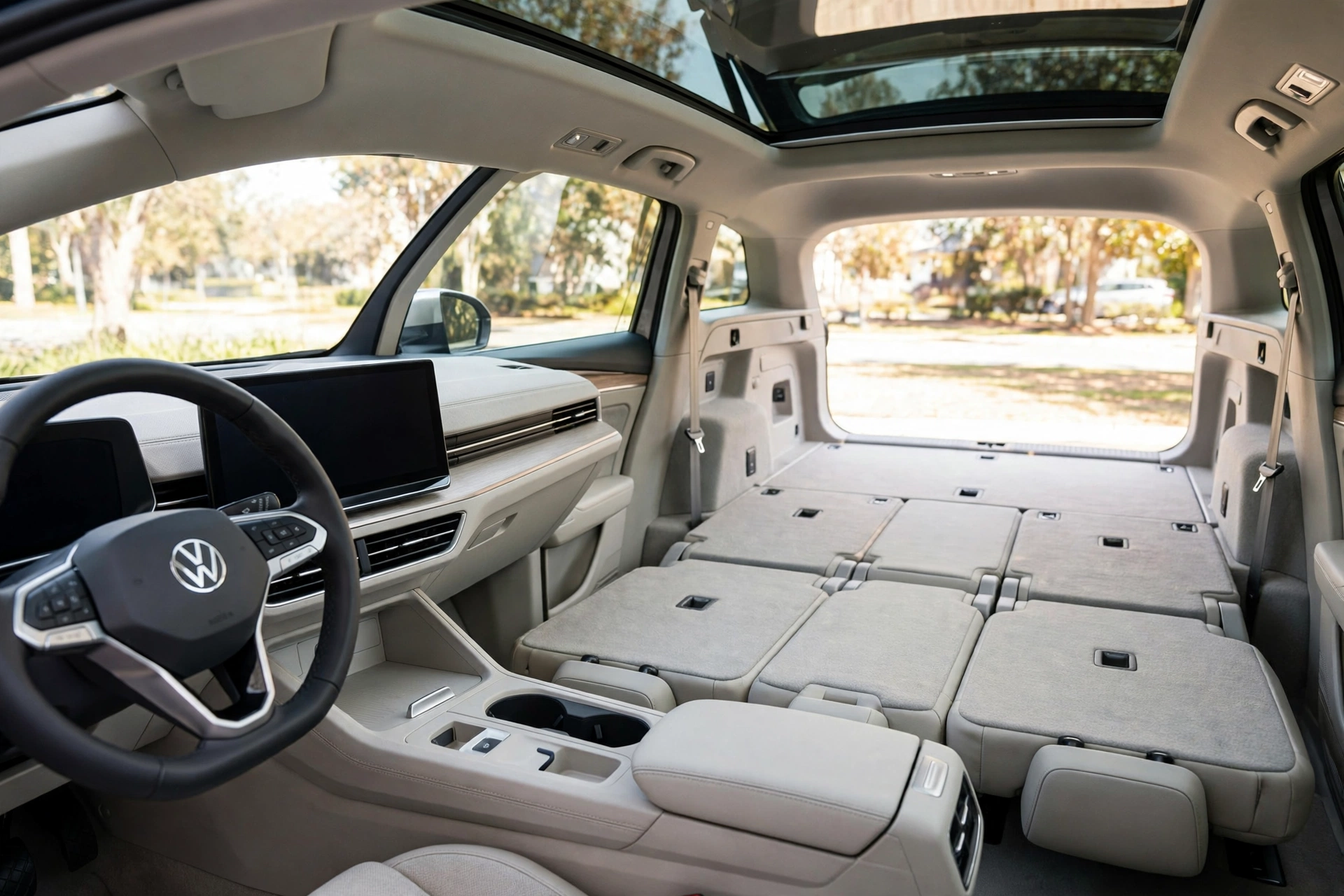 Interior oficial del Volkswagen ID.7 Tourer