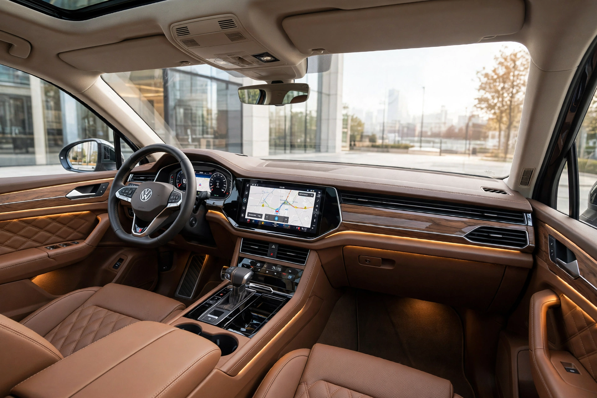 Interior oficial del Volkswagen Touareg