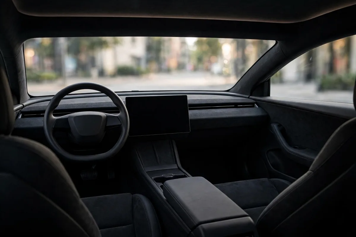 Interior del Volvo EX30 Twin Motor