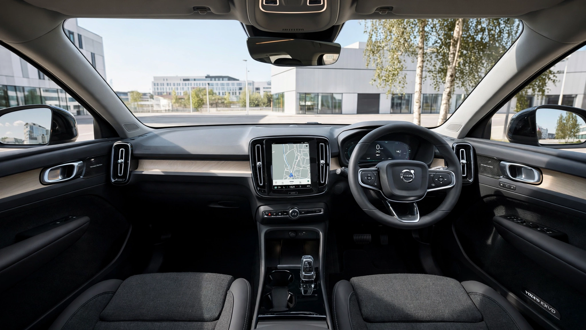 Interior del Volvo EX40