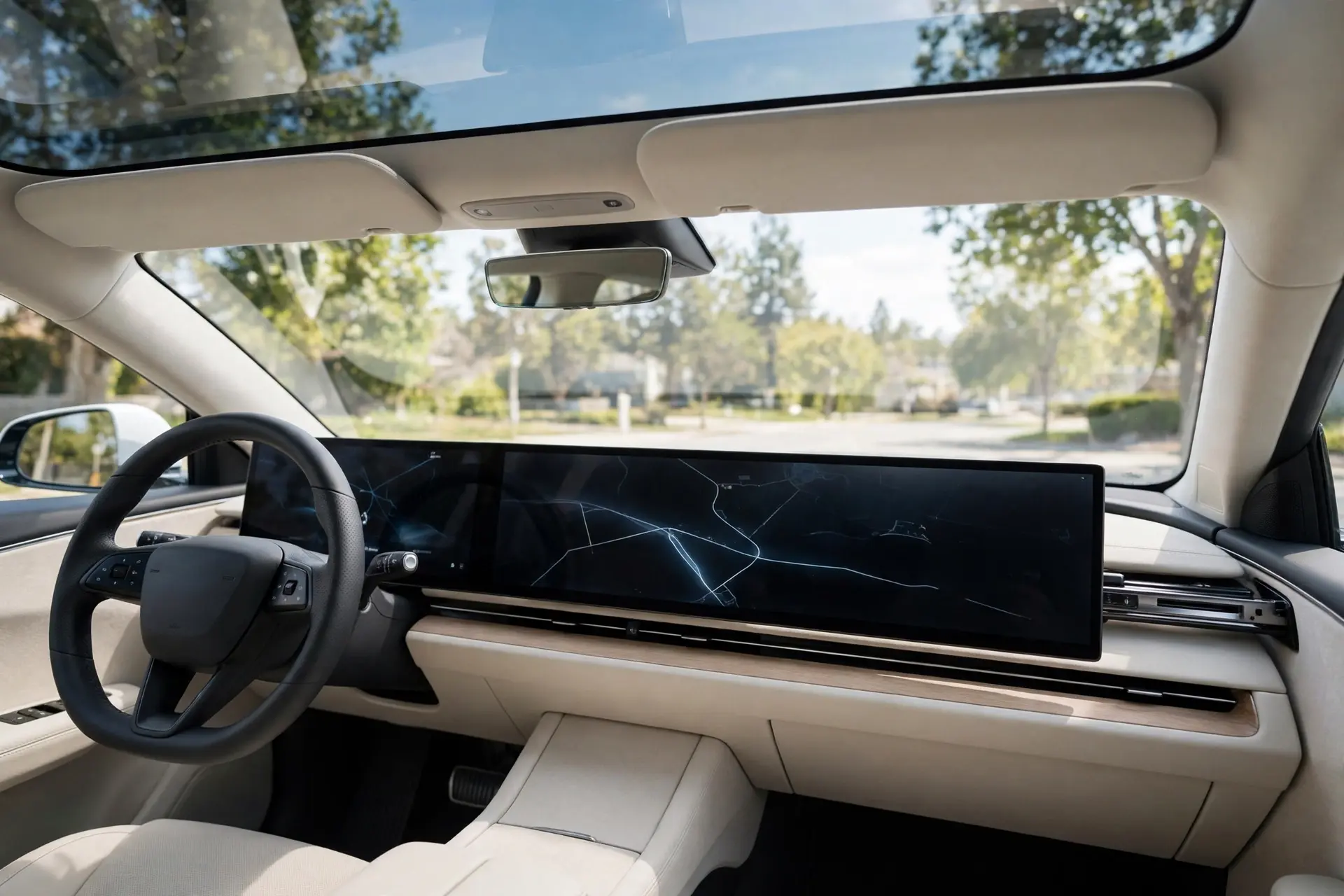 Interior oficial del Voyah Courage 79 kWh