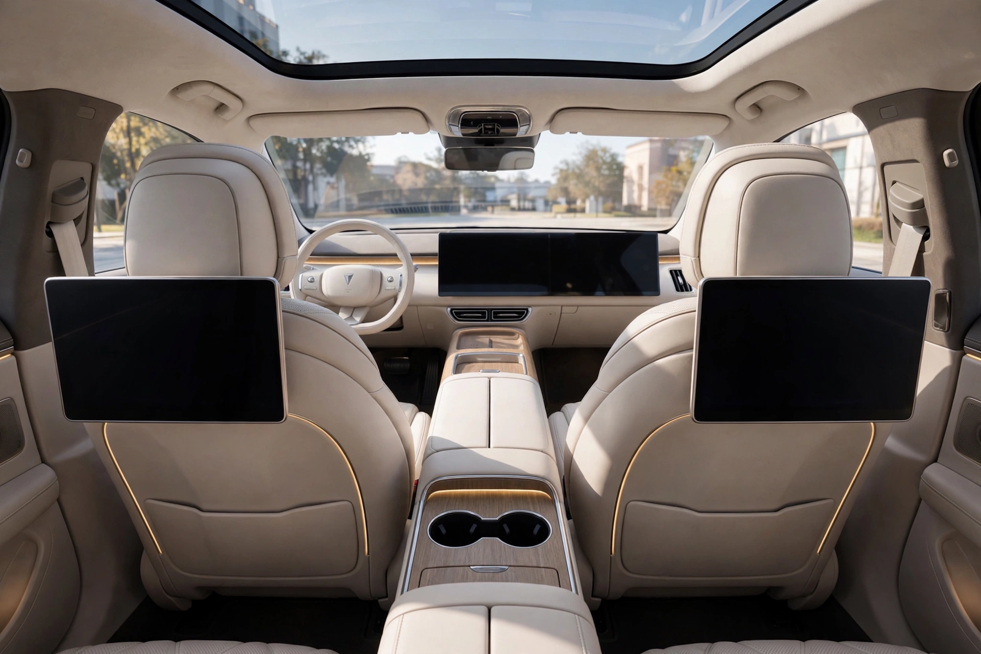 Interior oficial del Voyah Passion L PHEV