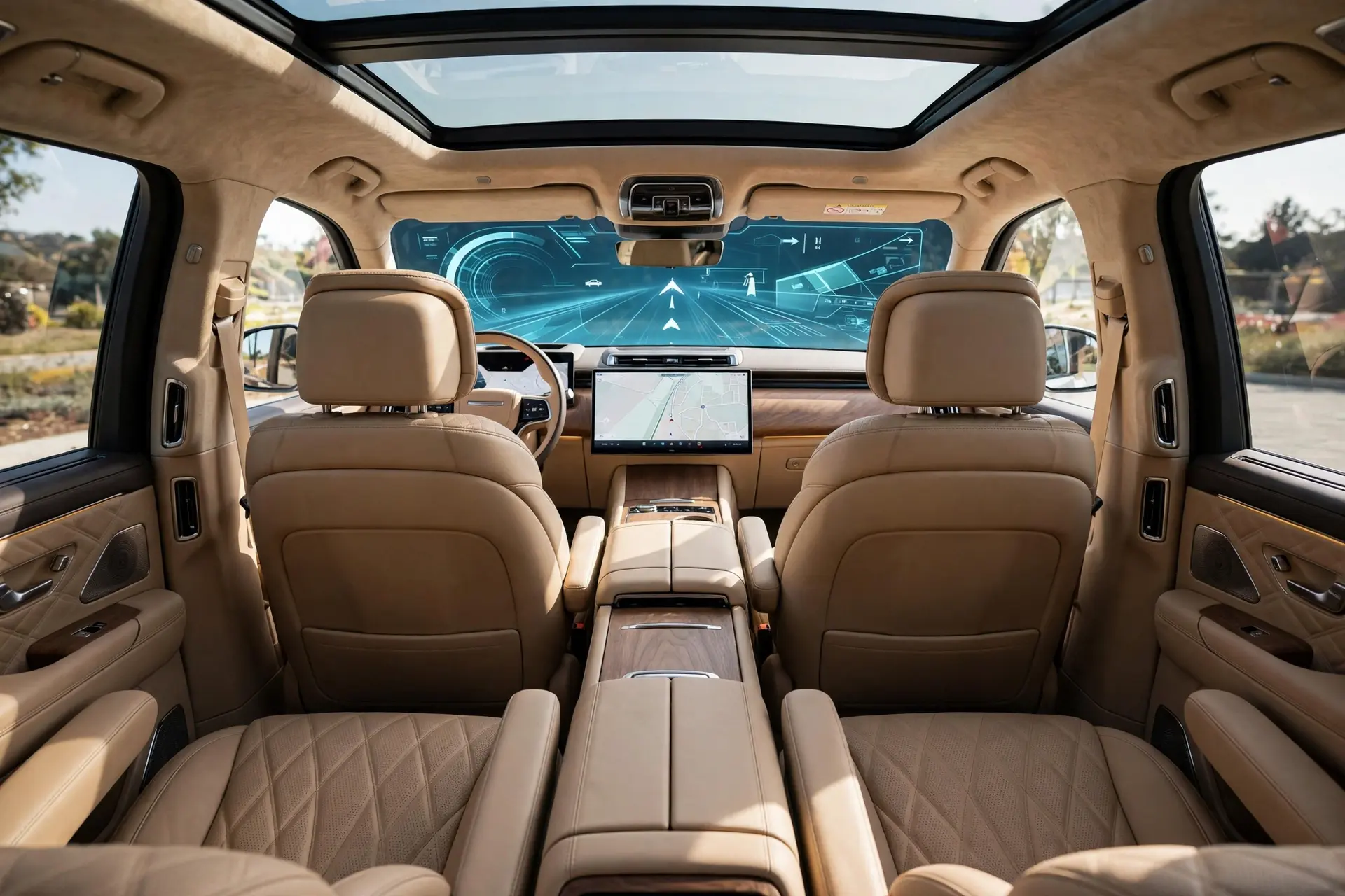 Interior oficial del Voyah Taishan PHEV