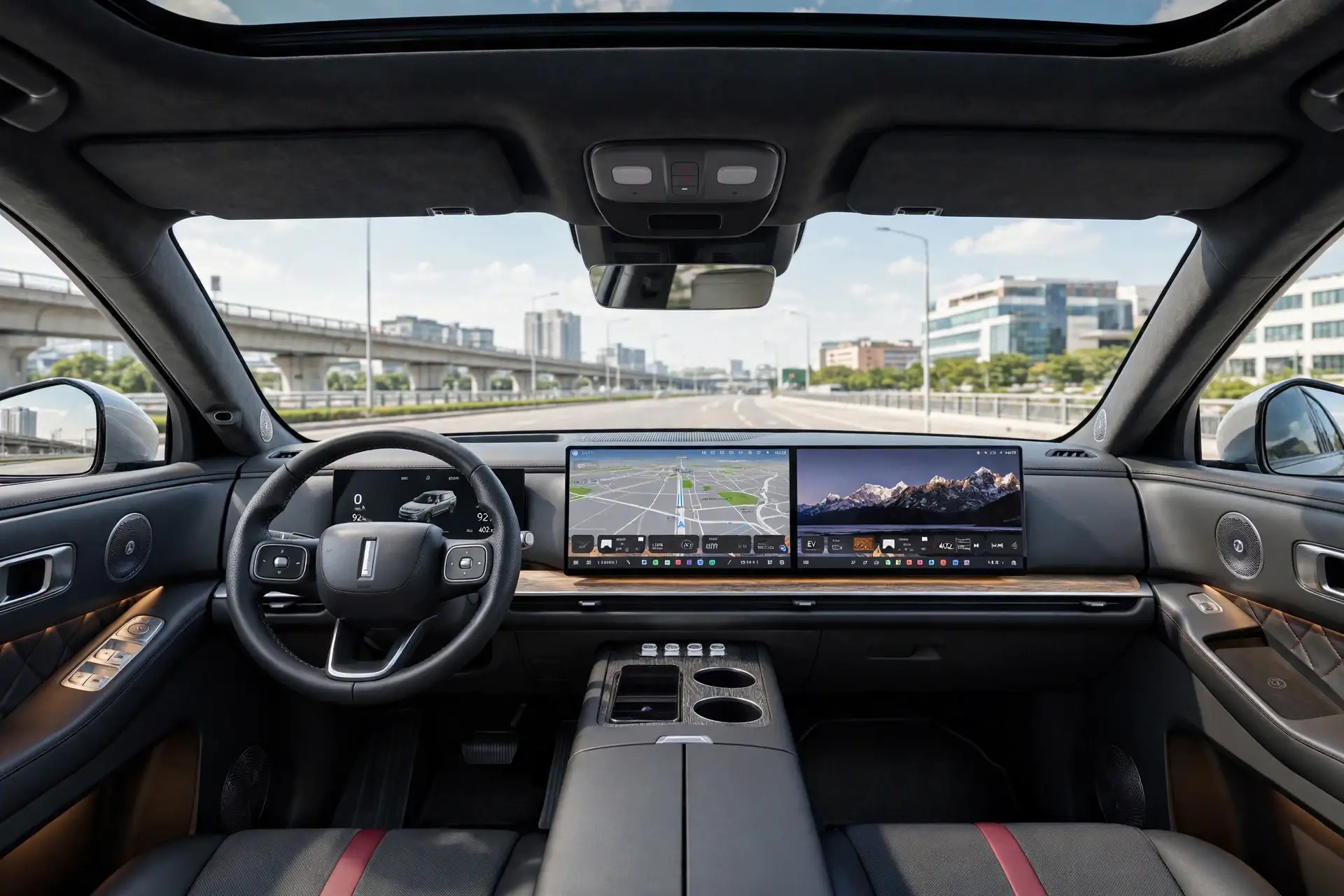 Interior oficial del Wey V8X 2026