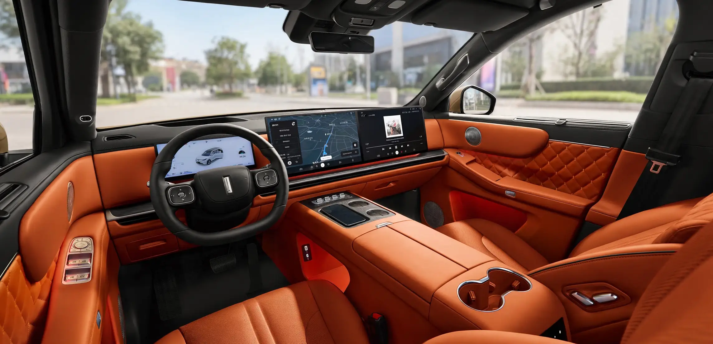 Interior oficial del Wey V9X 2026