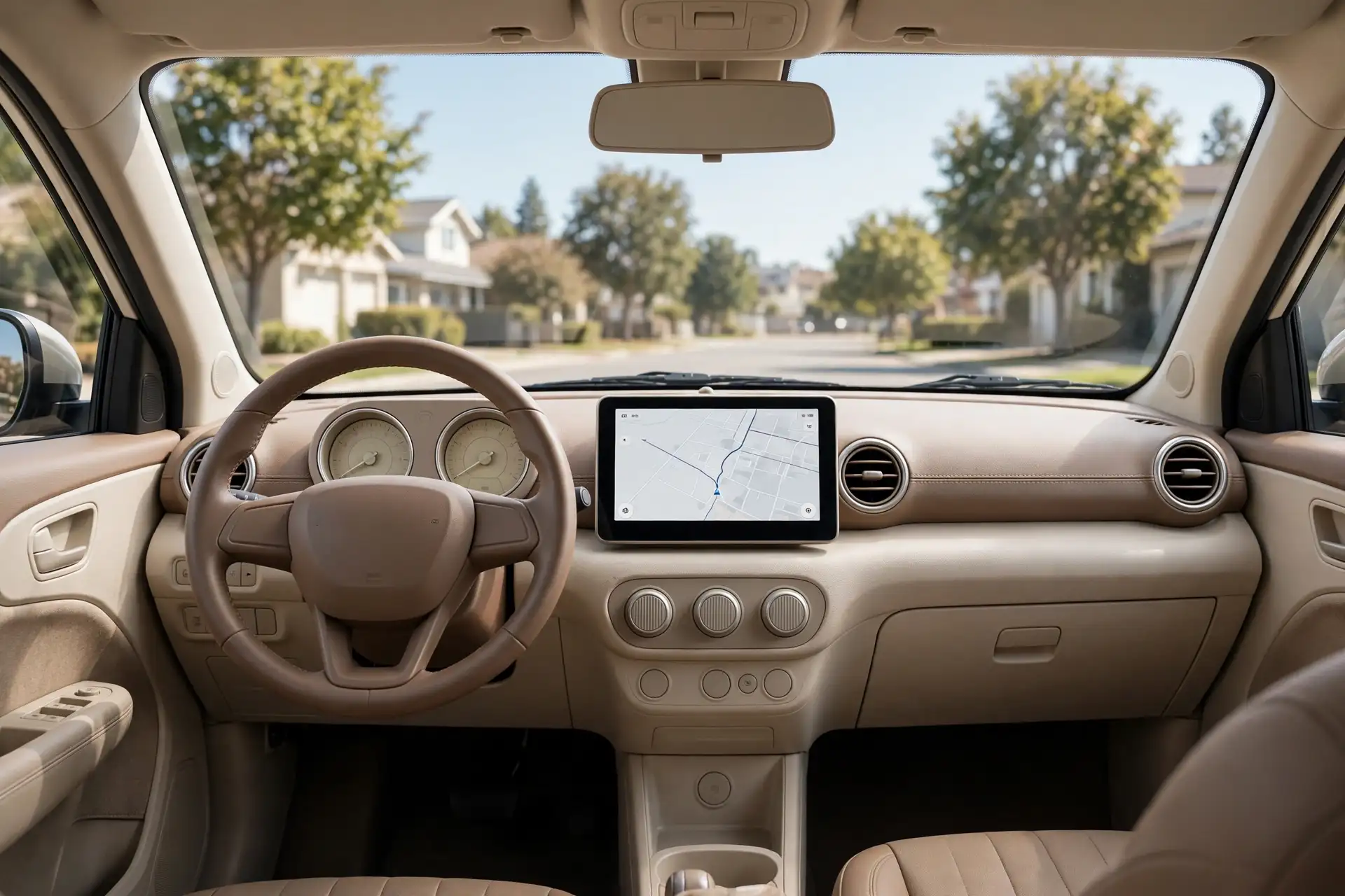 Interior retro del Wuling Bingo